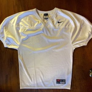 Nike White Mesh Football Practice Jersey